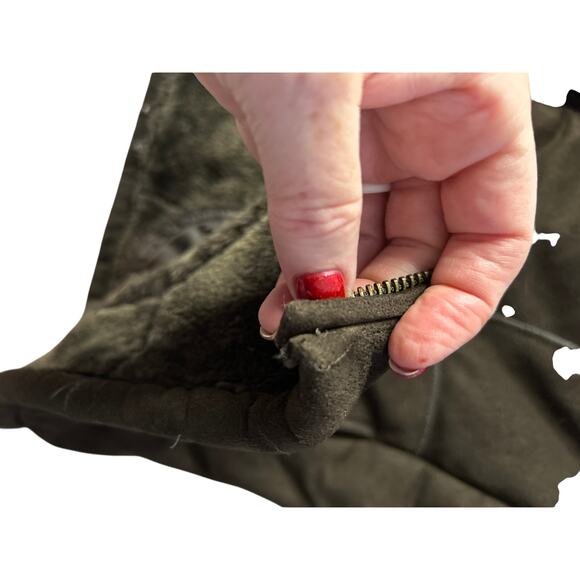 Big Chill Penny Lane Style Faux Suede and Fur Brown Coat XL - Picture 7 of 9